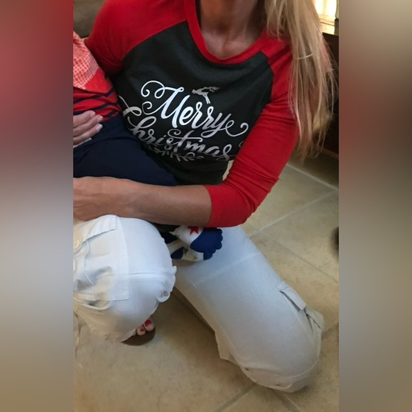 Xmas long sleeve tee size small, worn once! - Picture 3 of 3